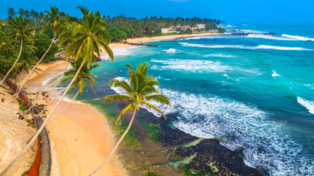 Unawatuna bay on the south coast