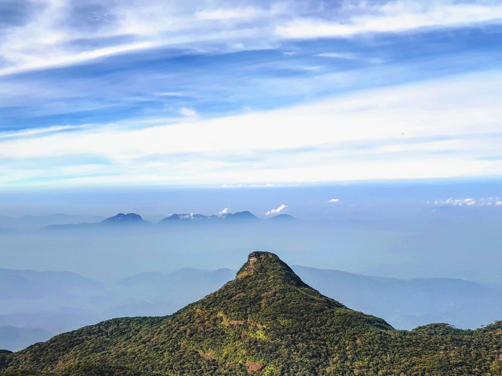 Adam's Peak above the clouds