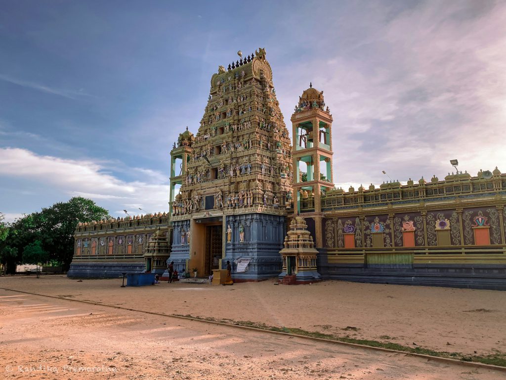Colourful Hindu kovil in Sri Lanka